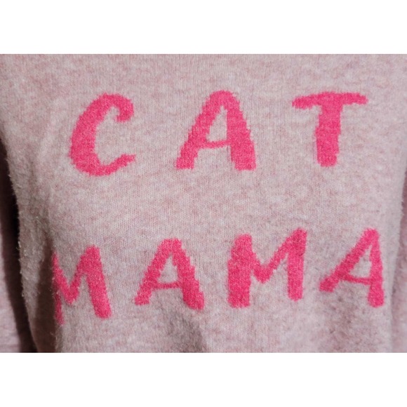 Loft CAT MAMA pink sweater - Picture 4 of 7